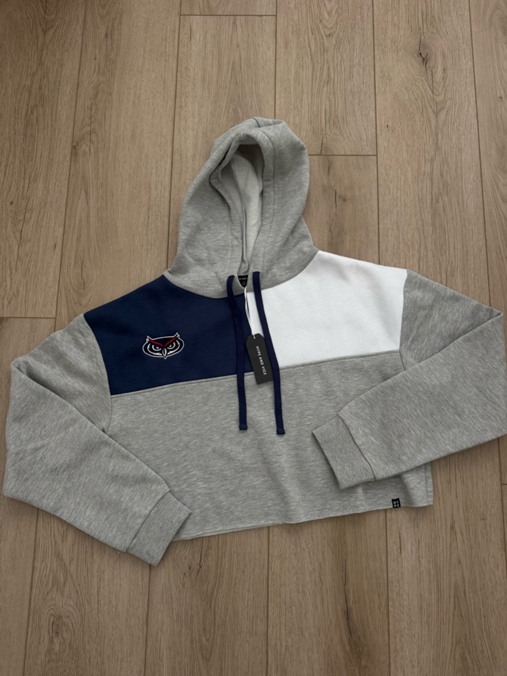 Hype and Vice Cropped FAU Hoodie
